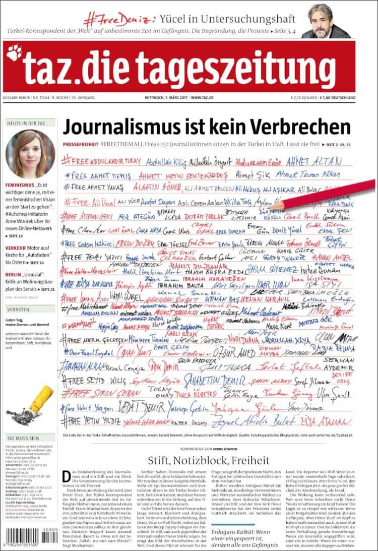 15 tageszeitung.750