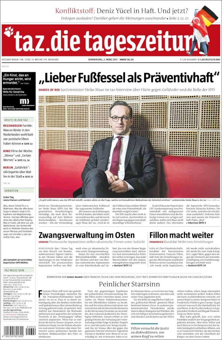 15 tageszeitung.750