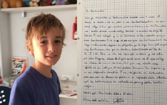 Juan Carlos escribió carta para quienes se burlaban de él