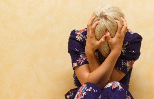 Mujer deprimida