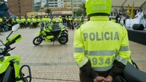 Motos de la Policía de Tránsito.