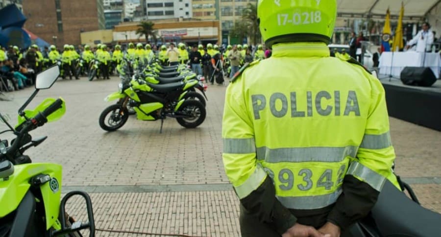 Motos de la Policía de Tránsito.