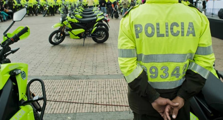 Motos de la Policía de Tránsito.