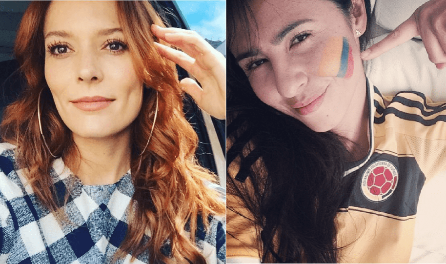 Carolina Acevedo y Andrea Gómez, actrices.