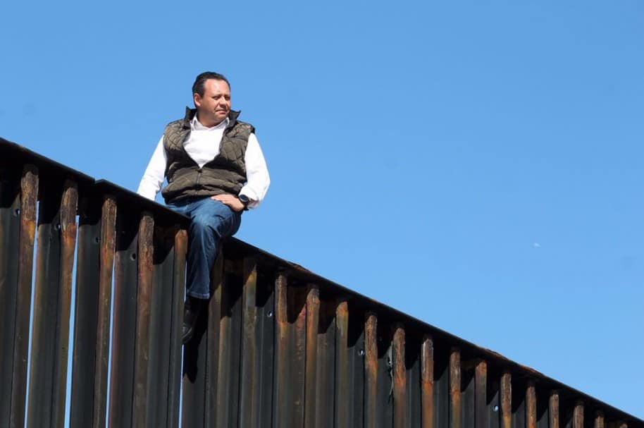 Braulio Guerra en la frontera
