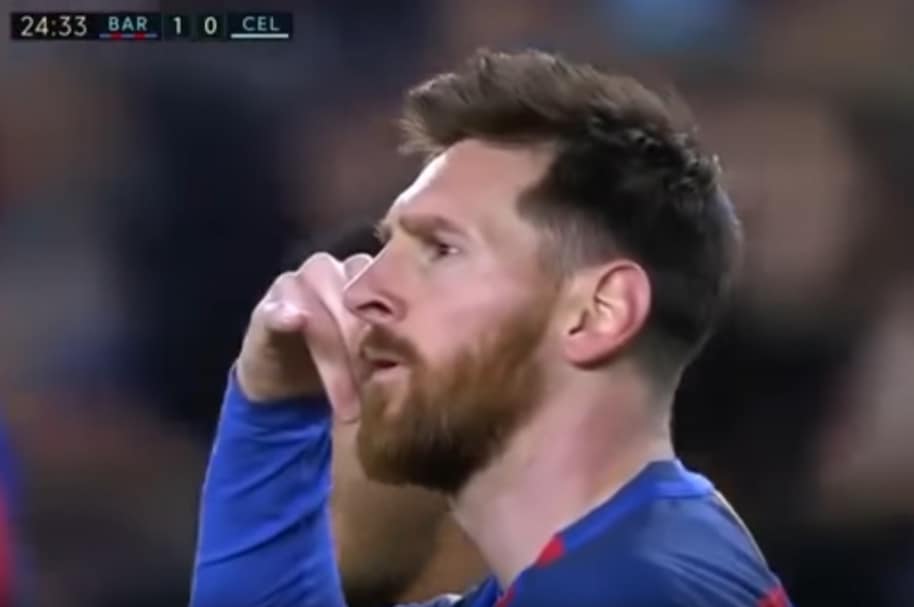 Celebración Messi