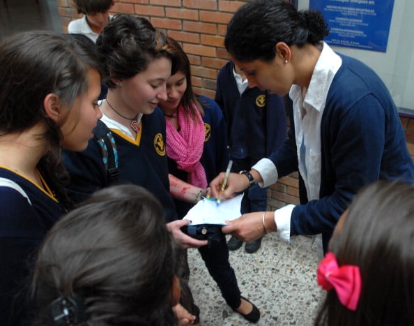 Estudiantes colombianos