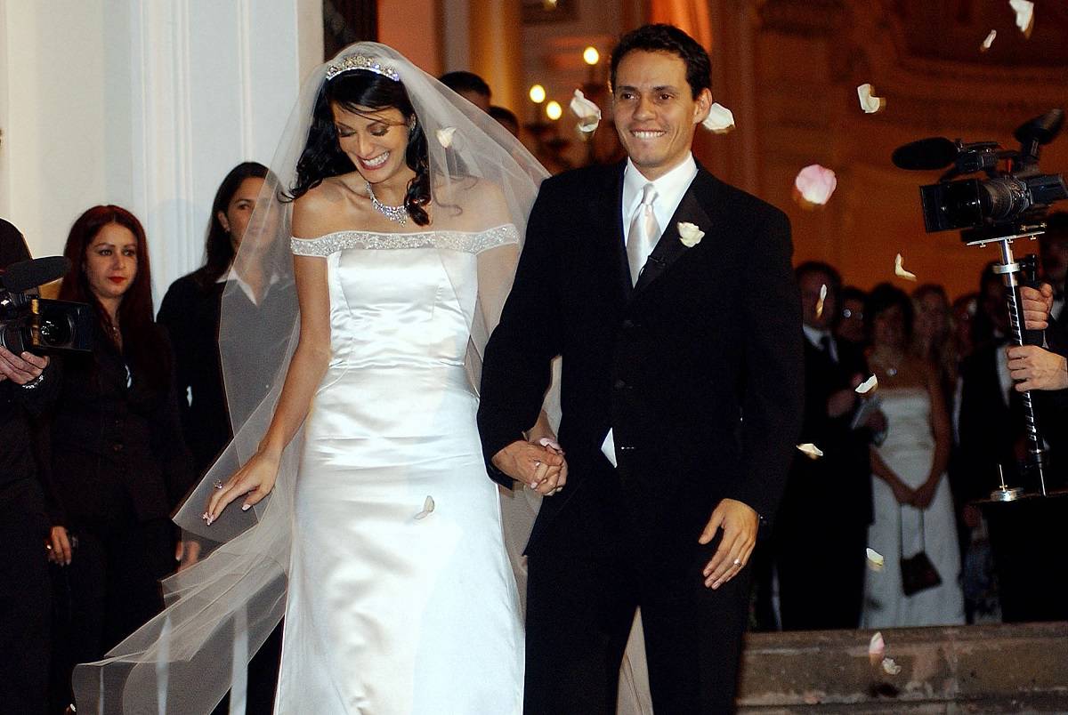 Dayanara Torres y Marc Anthony en su matrimonio en 2002 Dayanara Torres y Marc Anthony en su matrimonio en 2002
