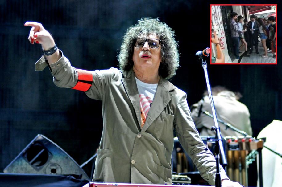 Charly García, cantante argentino.