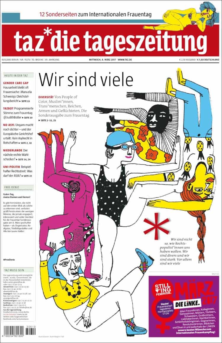 15 tageszeitung.750