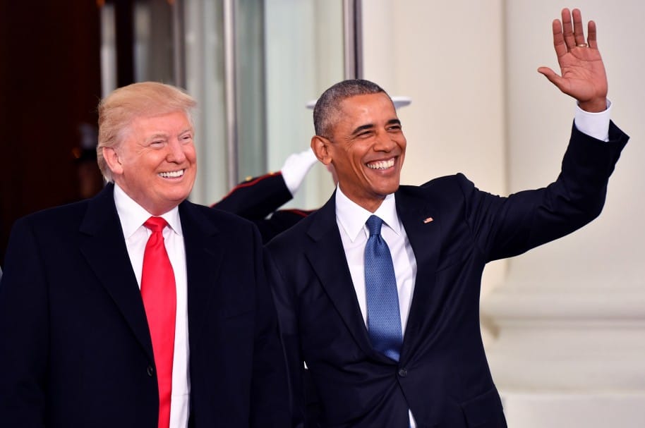 Donald Trump y Barack Obama