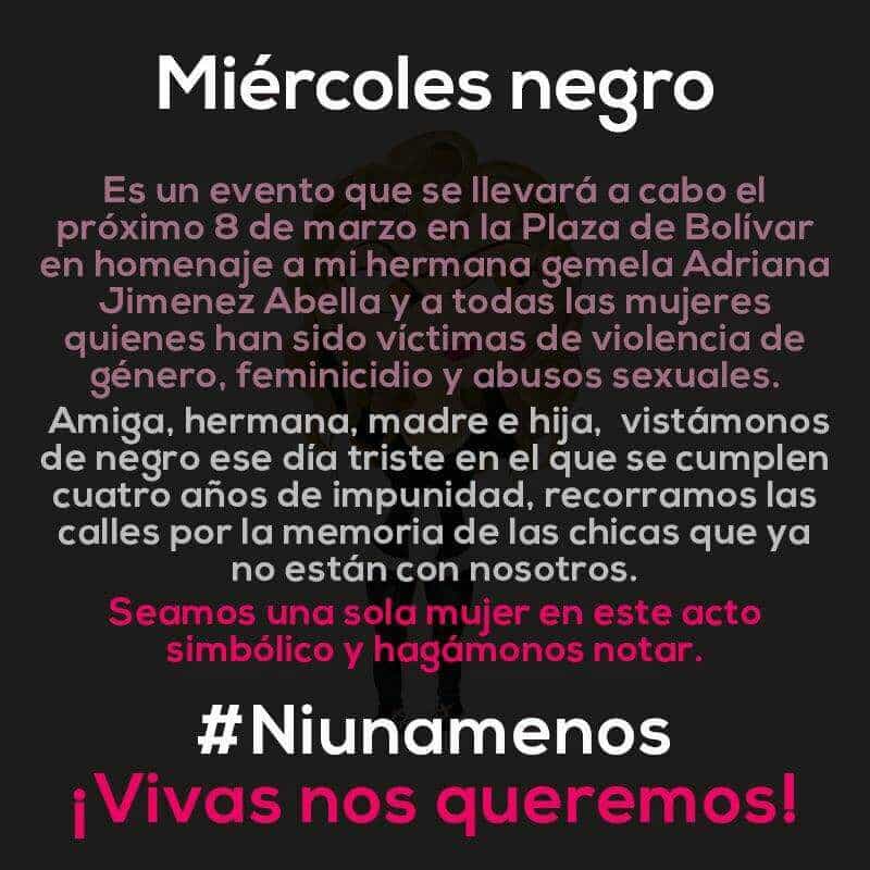 Manifestación 'Miércoles negro'