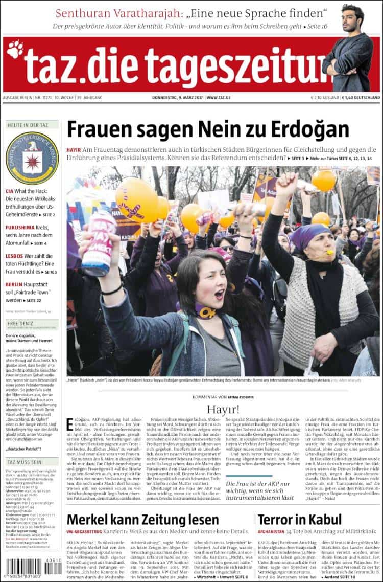 15 tageszeitung.750