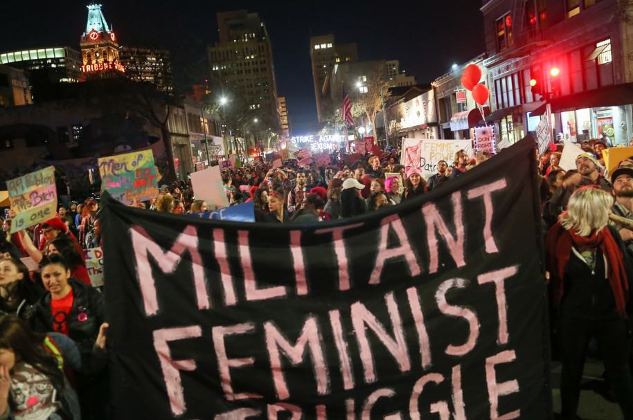 Marchas del día de la mujer, en Estados Unidos