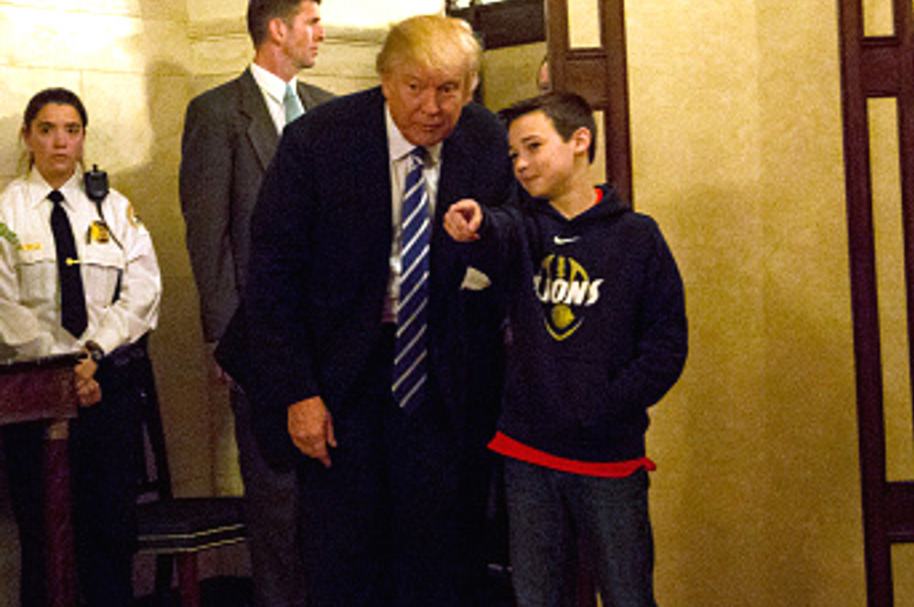 Trump y niño