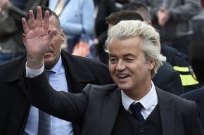 Geert Wilders, candidato presidencial en Holanda.