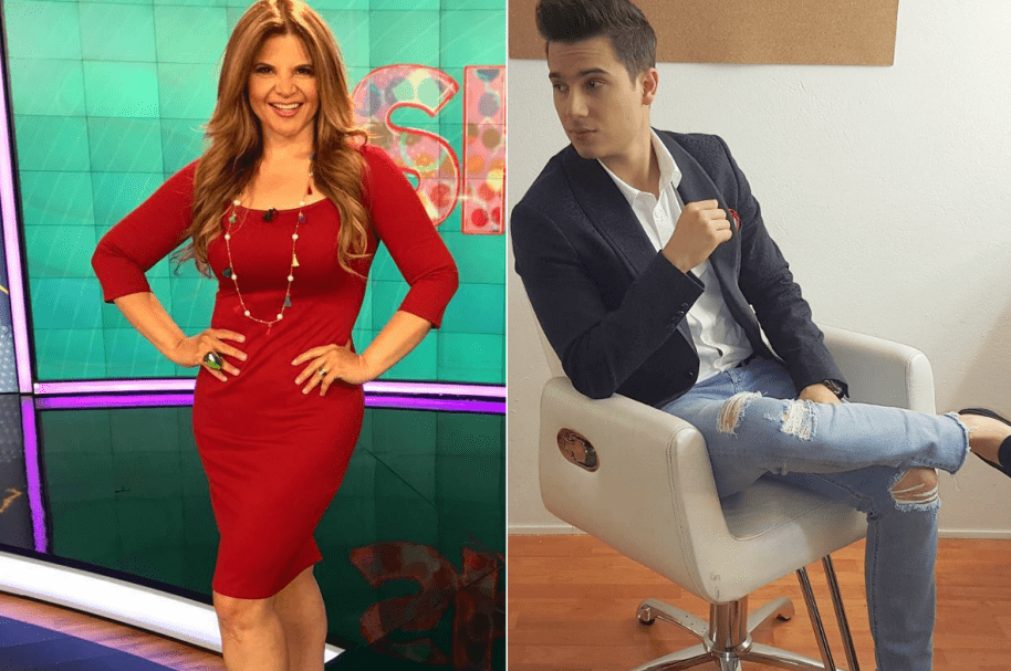 Diva Jessurum, presentadora de  Noticias Caracol, y Pipe Bueno, jurado de 'Yo me llamo'.