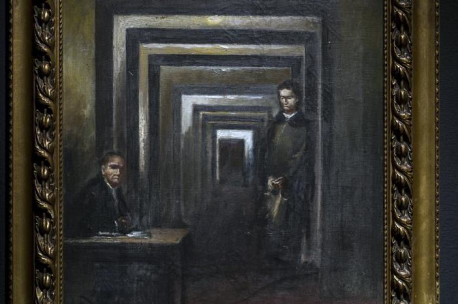 Óleo pintado por Hitler.