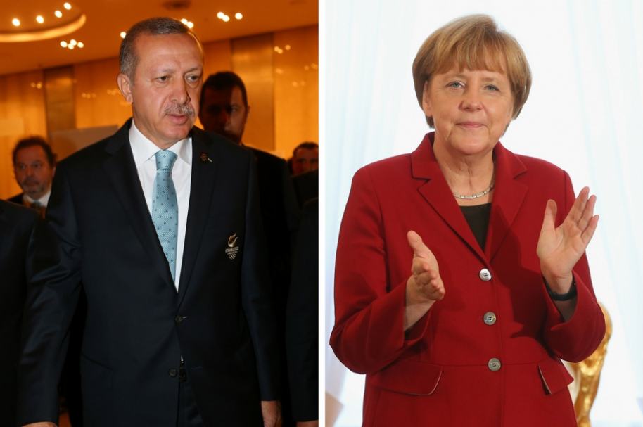 Canciller Ángela Merkel - Presidente Recep Tayyip Erdogan