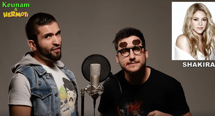 Youtubers ’Keunam’ y ‘Hermoti’ imitan a Shakira cantando 'Despacito'. Pulzo.com