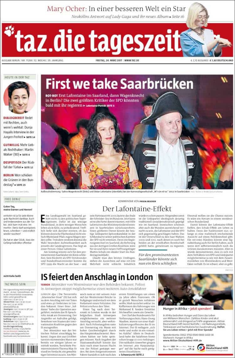 15 tageszeitung.750
