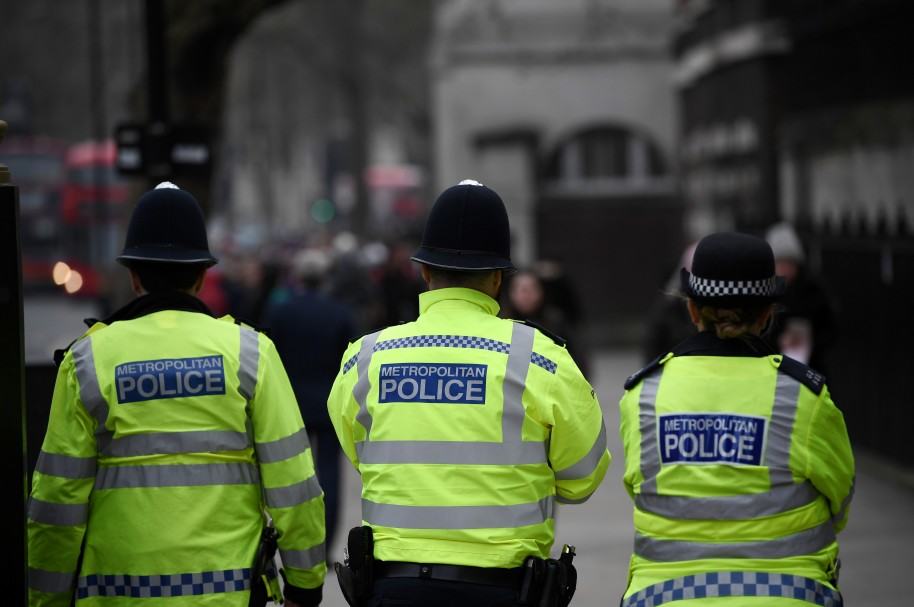 Policías londinenses