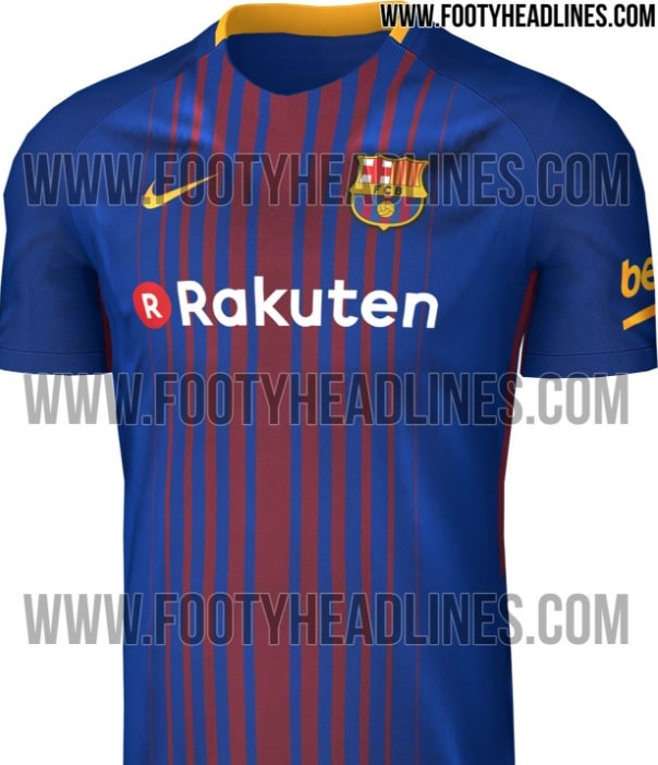 Nueva camiseta Barcelona