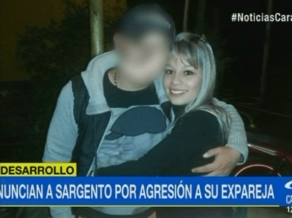 Angie Rodríguez, joven que habría sido agredida por su expareja, un sargento del Ejército Nacional. Angie Rodríguez, joven que habría sido agredida por su expareja, un sargento del Ejército Nacional.