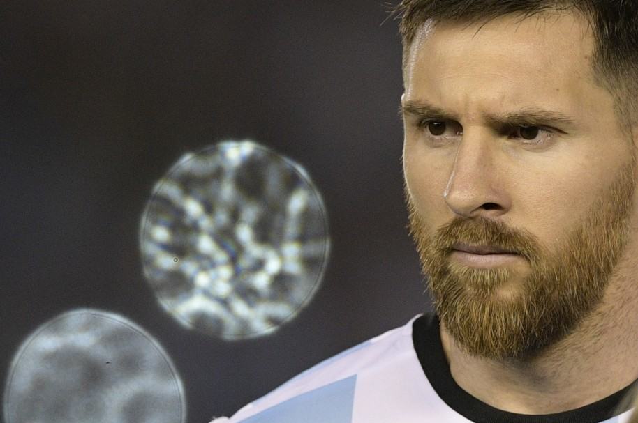 Messi en Argentina vs Chile