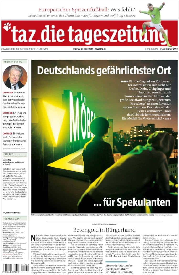 15 tageszeitung.750