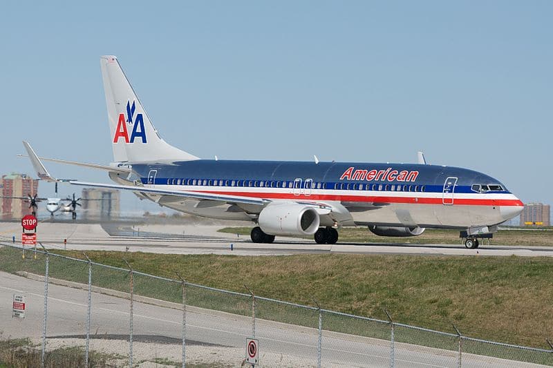 Avión de American Airlines