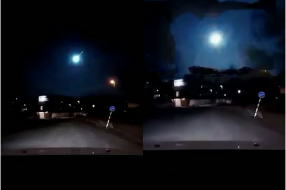 Meteorito en Suecia.