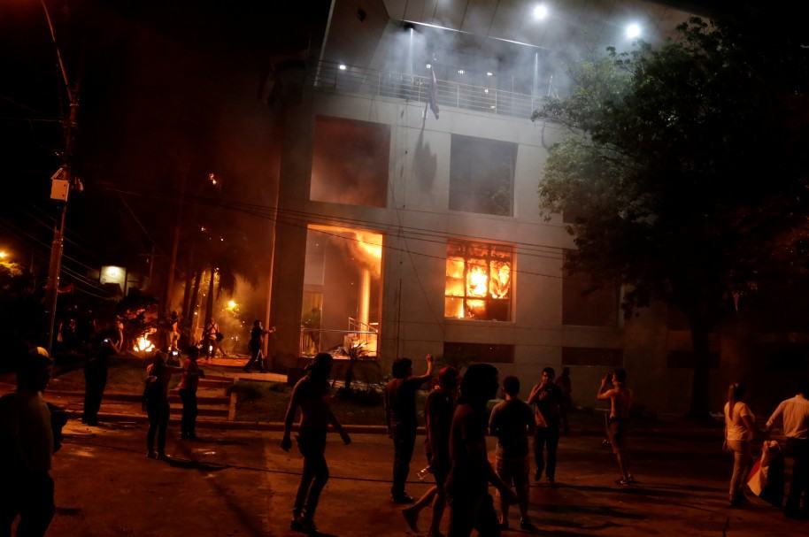 Protestas en Paraguay
