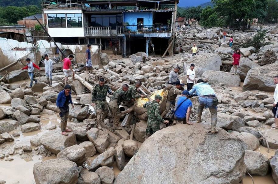 Avalancha en Mocoa.