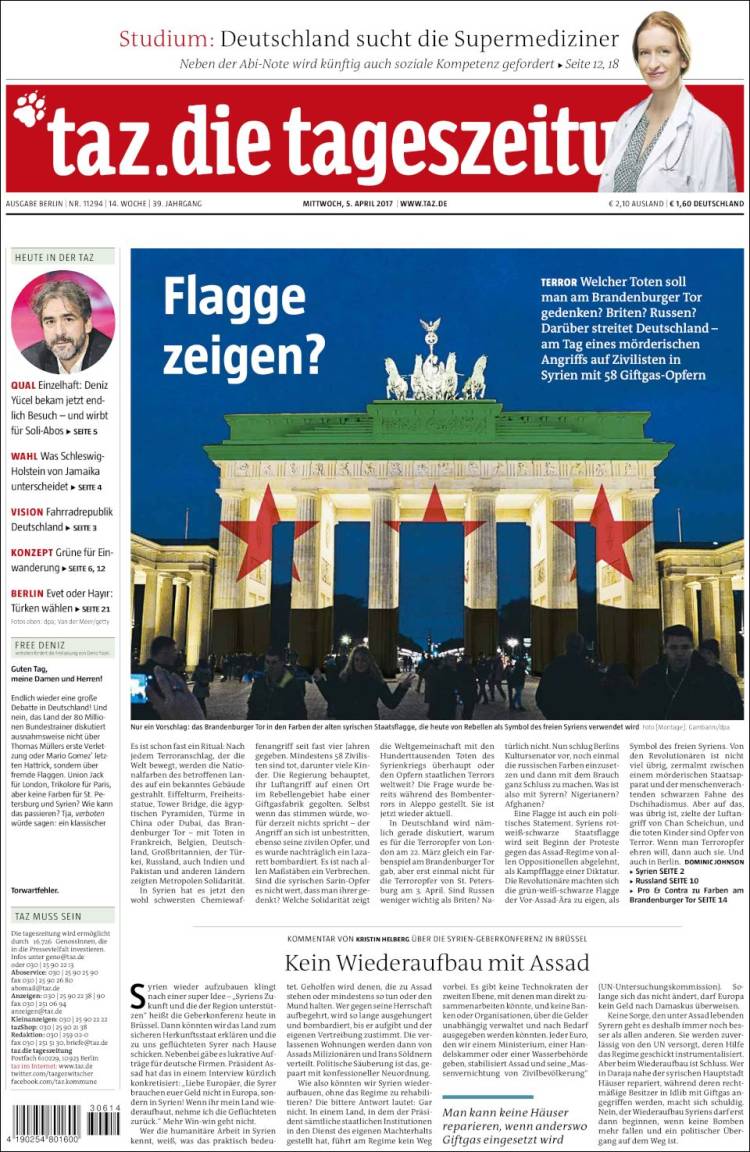 15 tageszeitung.750