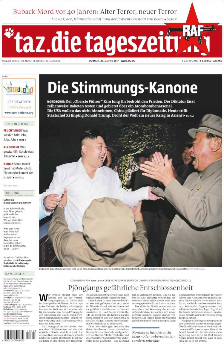 15 tageszeitung.750