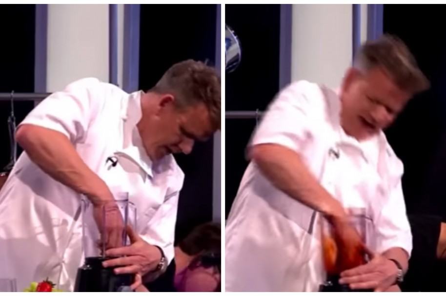 Gordon Ramsay pierde dedos con licuadora