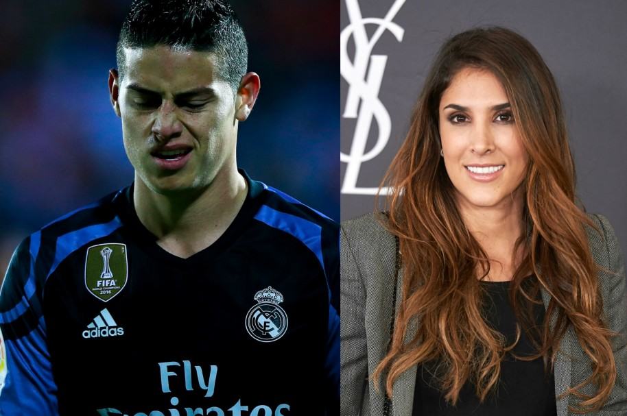 James Rodríguez y su esposa Daniela Ospina