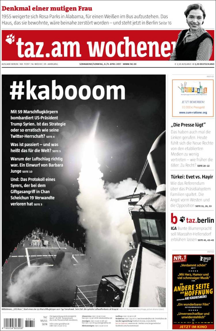 15 tageszeitung.750