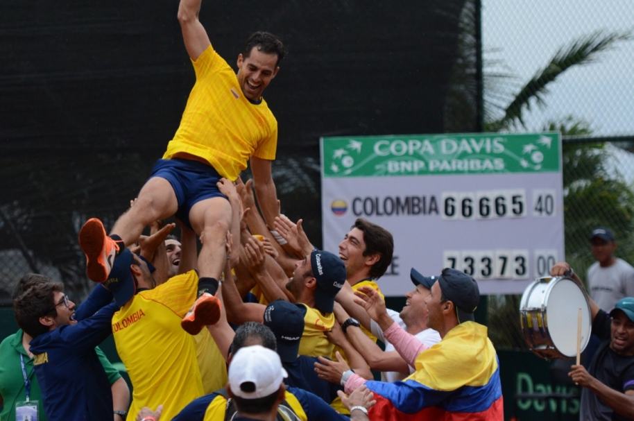 Santiago Giraldo y Selección Colombia de Copa Davis