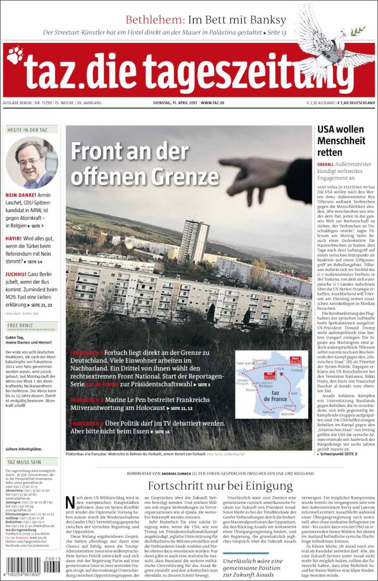 15 tageszeitung.750