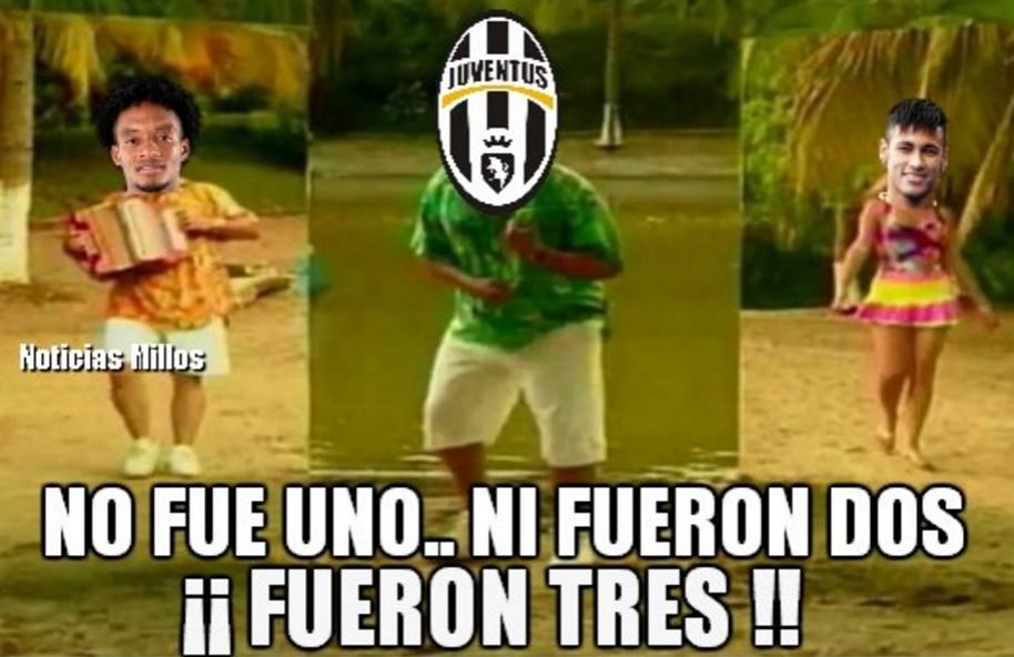 Memes de Juventus 3-0 Barza