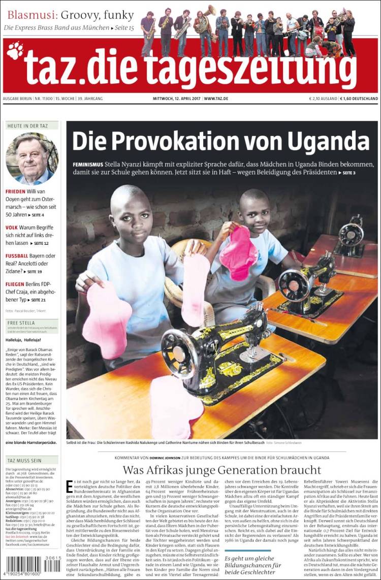 15 tageszeitung.750
