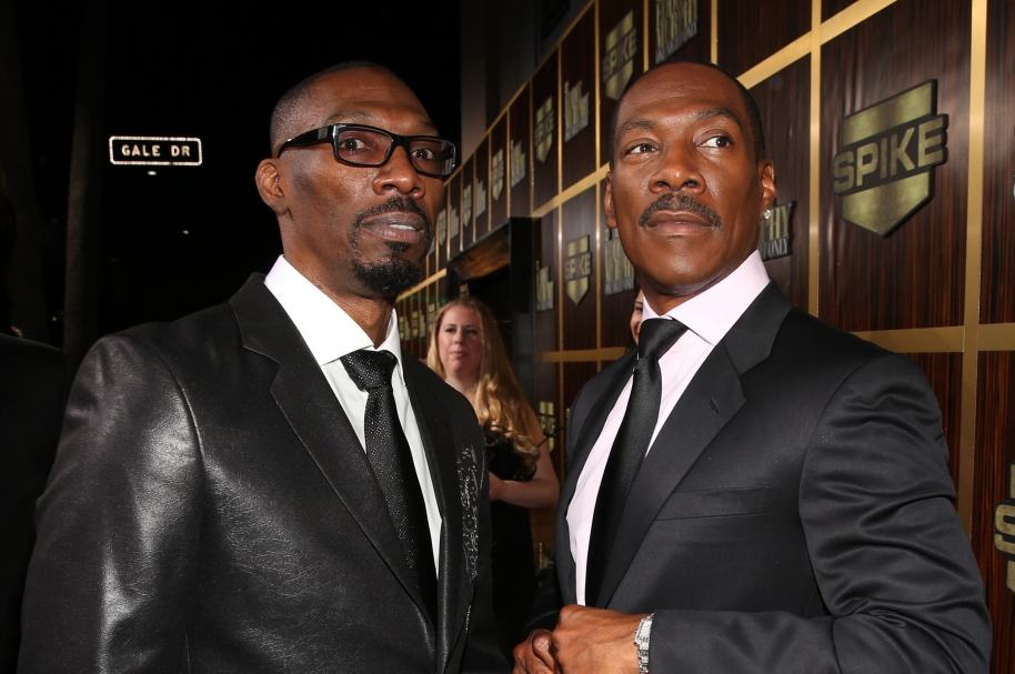 Actor Charlie Murphy y su hermano, Eddie Murphy