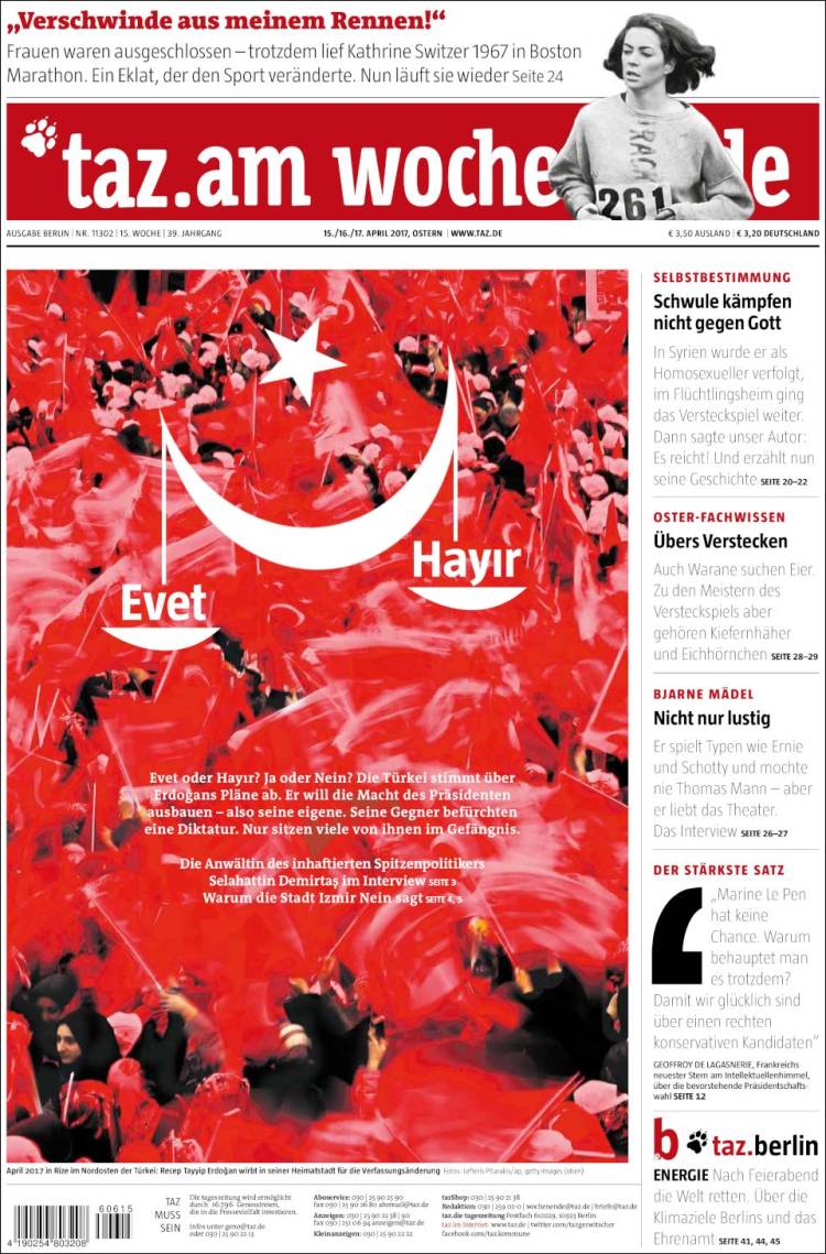 15 tageszeitung.750