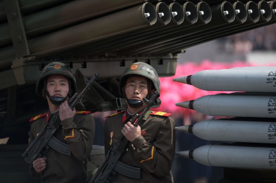 Parada militar en Corea del Norte
