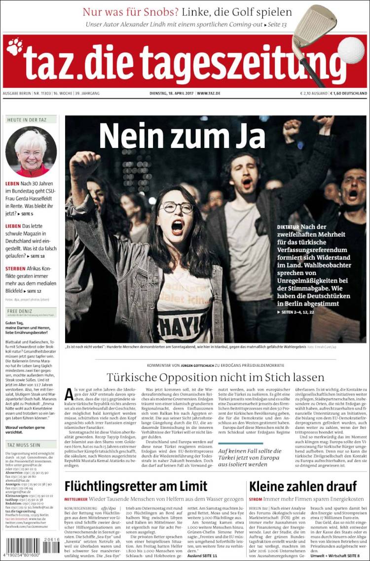 15 tageszeitung.750
