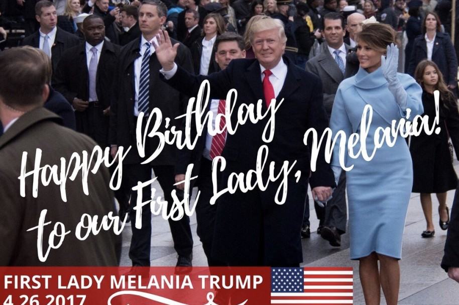 Tarjeta de Trump a Melania