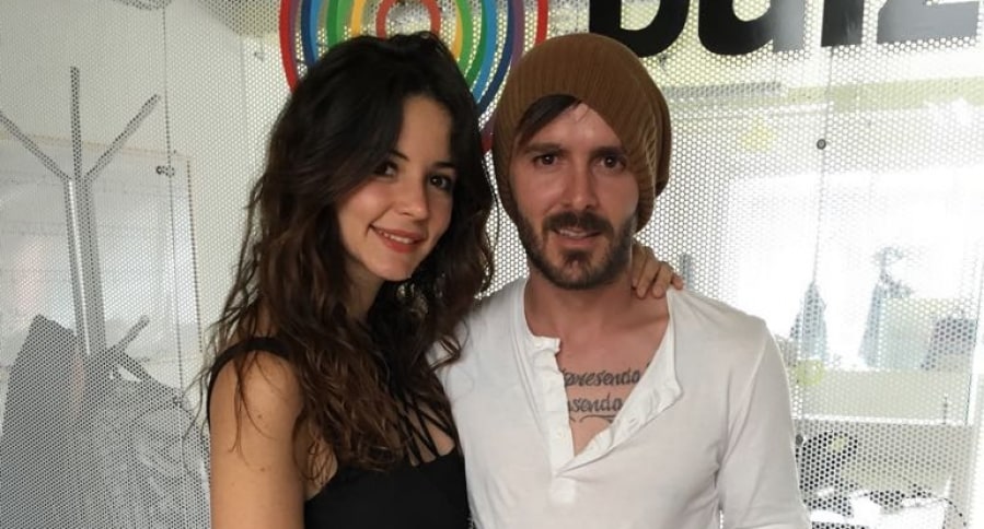 La actriz 'Maleja' Restrepo y su esposo, el motocrosista 'Tatán' Mejía.