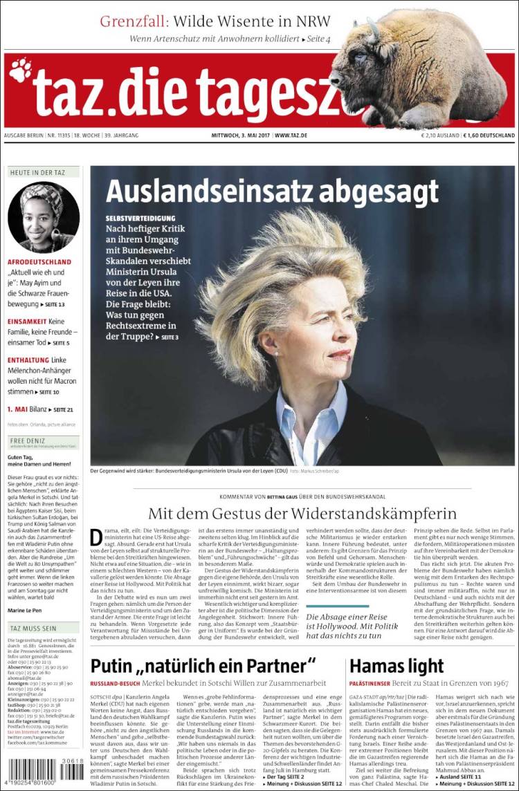 15 tageszeitung.750